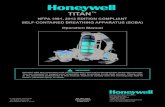 NfPA 1981, 2013 EDITION COMPLIANT SELf-CONTAINED ......1 Honeywell Titan SCBA, 20132 I. INTRODUCTION 1. This manual provides operating instructions as well as cleaning, maintenance