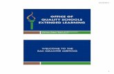 OFFICE OF QUALITY SCHOOLS EXTENDED LEARNINGportal.kidscarecenter.com/sites/DESEPortal/DESE... · Department of Social Services (DSS), then to DESE via MOU. • While you as the grantee