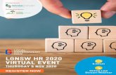 LGNSW HR 2020 VIRTUAL EVENT files/HR... · HR 2020 VIRTUAL EVENT THEME - THRIVING IN THE NEW NORMAL THURSDAY 5 NOVEMBER 2020 2020 has seen a rapid shift to virtual and remote working