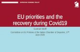 EU priorities and the recovery during Covid19 · Next Generation EU (+ 2020 budget amendment): grants and guarantees for the larger member states 6 Source: Darvas (2020) ‘the EU’s