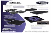 ISO Series - Auralex...HDv2 6 Panel Platform 1.15” H x 47.5” D x 71.25” W * Ideal for 4 to 5 piece kit HoverDeck v2 – Drum Isolation Platform • Decouples drums from stages