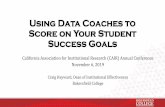New Using Data Coaches to Score on Your Student Success Goals · 2020. 3. 18. · Using Data Coaches to Score on Your Student Success Goals ... Completion Coaching Teams ... •Use