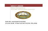 NEW HAMPSHIRE SUICIDE PREVENTION PLAN€¦ · Suicide Prevention Committee Purpose As per NH RSA 126-R, the New Hampshire Council on Suicide Prevention (SPC) is charged with the oversight