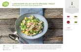 LUKEWARM SALAD WITH SMOKED TROUT PDF/HelloFresh_2018_W18... · LUKEWARM SALAD WITH SMOKED TROUT With potatoes, green beans, apple and garden cress 6Total: 25-30 min. bFamily. SERES