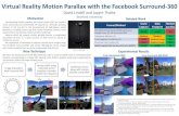 Virtual Reality Motion Parallax with the Facebook Surround-360stanford.edu/class/ee367/Winter2017/lindell_ee367_win17_poster.pdf · Source: Facebook From Simulated DASP From Surround-360