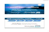 UDG DWMP communication v05 - printable2 - Compatibility Mode · •Flood regulations 2009 Long term wastewater planning ... •Level 1 –National / Regional •Level 2 –River basin
