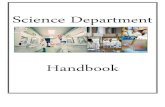 Student Handbook for Science Dept - Marywood University · BS Biology/Secondary Education Curriculum Guide 38 B Pre-Physician Assistant Curriculum Guide 40 Chemistry Minor Curriculum
