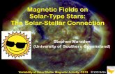 Magnetic Fields on Solar-Type Stars: The Solar-Stellar ...cool19/splinters/stellar-var/slides/Speaker06_Marsde… · Snapshot Summary • 200+ solar-type stars observed with ~40%