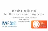 David Connolly, PhD - Smart Energy Systems...Conclusion: Focusing on these ‘3 Ps’ have helped me fight to change the rules towards a Smart Energy System… hopefully they can help