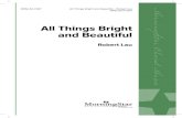 All Things Bright and Beautiful...2. All 1. All things things bright bright and and œ œ œ œ ‰ j œ œ œ œœœ œœœ ˙ œ œ Unis. Unis. F F œ œ œ œ œ beau beau ti ti