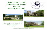 New Parish of Kilconriola and Ballyclug · 2018. 10. 30. · 2 Diocese of Connor - Parish of Kilconriola and Ballyclug WHO’S WHO IN OUR PARISH CLERGY Rector The Revd Mark McConnell
