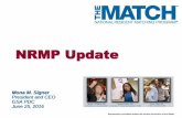 NRMP Update · 2016. 6. 28. · Surg-Prelim Med-Prelim T-Year & Other Prelim Categorical Advanced Reserved 46 SOAP. Reproduction prohibited without the written permission of the NRMP.
