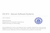 CE 874 - Secure Software Systemssharif.edu/~kharrazi/courses/40874-972/ce874-972-lect3.pdf · Department of Computer Engineering Sharif University of Technology Acknowledgments: Some