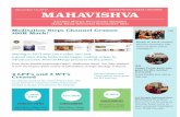 December 15, 2017 MAHAVISHVA-GREAT UNIVERSE MAHAVISHVA · charge and organizational zeal. The meditation pandal was renovated and a solid wooden floor was installed. The online spice