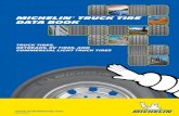 Michelin Truck Tire Data Book - WordPress.com · 13.00x22.5 Wheels Steer Axle, First Life Only Front Axle Overload on Auto Haulers MICHELIN 295/60R22.5 LRJ, Adjusted Load and Pressure