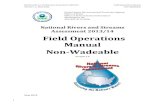 National Rivers Streams Assessment Field Operations Manual ......May 01, 2013  · National Rivers and Streams Assessment 2013/14 Field Operations Manual Version 1.1, Mayl 2013 Non‐Wadeable