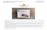 Geared Up Garage Happy Birthday Card - Stampin' Hoot€¦ · Geared Up Garage Cling Bundle 150610 Price: $48.50 Geared Up Garage Cling Stamp Set 148590 Price: $21.00 Smoky Slate 8-1/2"