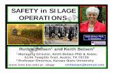 SAFETY in SILAGE OPERATIONSsymposium/2010/files/ppt/...SAFETY in SILAGE OPERATIONS Keith Bolsen Ph.D. & Associates Ruthie BolsenRuthie Bolsen1 and Keith Bolsenand Keith Bolsen2 1 Managing