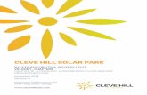 CLEVE HILL SOLAR PARK - Planning Inspectorate · 2018. 11. 23. · 11. A smaller 1 km study area is based on the Hydrology Core Study Area and is used to assess Private Water Supplies.