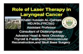 Role of Laser Therapy in Laryngeal Cancerfac.ksu.edu.sa/sites/default/files/role_of_laser_therapy_in_laryngeal... · glotticglottic laryngectomy laryngectomy in 1958in 1958 ... addl