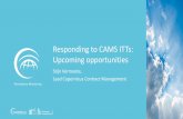 Responding to CAMS ITTs: Upcoming opportunities · CAMS_62 Development of regional air quality data assimilation aspects. Activities to support and further develop the . data assimilation