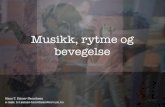 Musikk, rytme og bevegelse · tension and relaxation. Rhythmic vibration in music involves the same steady stream of force-rest-force-rest, of systematic strong and weak impulses,