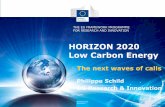 HORIZON 2020 Low Carbon Energy - NKS Energie€¦ · A forward-looking approach to carbon capture and storage (CCS) and carbon capture and use (CCU) ... A strategic research, innovation