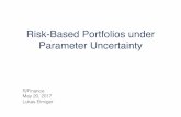 Risk-Based Portfolios under Parameter Uncertaintypast.rinfinance.com/agenda/2017/talk/LukasElmiger.pdf · Denis Chaves, Jason Hsu, Feifei Li, and Omid Shakernia. Risk Parity Portfolio