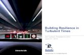 Building Resilience in Turbulent Times · Turbulent Times Jan Carlson, President & CEO June 21st, 2012 ... Technology Leadership ... 10 HIV/AIDS 2.0 Total 2004 Total 2030