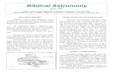BIBLICAL ASTRONOMY · Boattini will emerge from the Sun's glow around the beginning of July as an early-morning object, low in the east, for observers in both the Northern and Southern