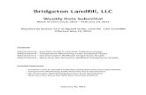 Bridgeton Landfill, LLCdnr.mo.gov/bridgeton/docs/weeklyreport022015.pdf · 2015. 3. 16. · Bridgeton Landfill, LLC Weekly Data Submittal Week of February 8, 2015 – February 14,