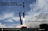 Rocket Lab Rideshare CubeSat Launch in Maxwellmstl.atl.calpoly.edu/~workshop/archive/2018/Spring/Day 3... · 2018. 5. 2. · AGENDA •Rocket Lab & Electron Introduction •Rocket