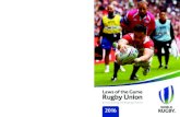 Laws of the Game Rugby Union · scrum formation so that play can be started by throwing the ball into the scrum. Scrum half:A player nominated to throw the ball into a scrum who usually