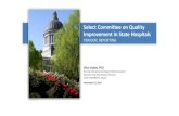 Select Committee on Quality Improvement in State Hospitals...Nov 22, 2016  · Improvement in State Hospitals PERIODIC REPORTING Alice Huber, PhD Service Enterprise and SupportAdministration