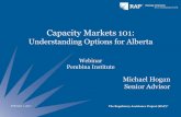 Understanding Options for Alberta · 2018. 6. 7. · Understanding Options for Alberta Michael Hogan Senior Advisor February 1, 2017 Webinar ... hedging remain the principle basis