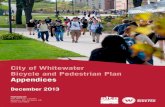 City of Whitewater Bicycle and Pedestrian Plan Appendices€¦ · UW-Whitewater Photo City of Whitewater Bicycle and Pedestrian Plan Appendices December 2013 . The Vision, Goals,
