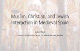 Muslim, Christian, and Jewish Interaction in Medieval Spain. Powerpoint... · SPAIN Toledo Lisbon Córdo eville Algecira r nada 682-83 ro an . FRANCE NAVAR ASTURIAS Satainant;.. Bal