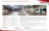 OPPORTUNITY ZONE ----INDUSTRIAL FOR SALE...The 6,000 SF stand-alone shipping warehouse has 22 ft ceiling heights with two outside and one inside dock levelers with easy semi-truck