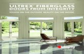 19981842 INT Door Brochure€¦ · THE ULTREX FIBERGLASS DIFFERENCE Integrity® doors are built with Ultrex®, a highly durable, state-of-the-art, fiberglass that significantly outlasts