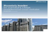 Russia’s leader in comfort class residential real estate...Dec 31, 2012  · NSA acquired under post-IPO acquisition programme RUB 890 million1 Net cash and cash equivalents position