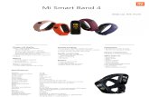 Mi Smart Band 4 - Banggoodmyosuploads3.banggood.com/products/20190613/20190613011217… · Mi Smart Band 4 x1, Wrist strap x1, Specialized charging cable x1, User guide x1. Title: