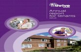 Annual report for tenants...A message from Thrive’s Customer Experience Panel (CEP) The CEP gives you a warm welcome to this year’s edition of the Annual Report for Tenants. We