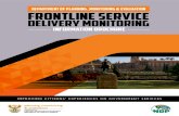 DEPARTMENT OF PLANNING, MONITORING & EVALUATION … · 2017. 11. 6. · The Frontline Monitoring programmes of the Department of Planning, Monitoring and Evaluation monitors the effects