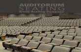 auditorium SEATING - Omnia · evaluation to layout / design through chair installation and beyond. ... No. 6 Seat • Steel seat pan • Serpentine spring support • 3” poly foam
