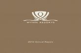2010 Annual Report · 2016. 9. 28. · Company Description page 2 Selected Financial Data page 6 ... hotel rooms and suites, 410 table games, ... Tudor, Van Cleef & Arpels, Versace,