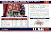 FoR LEASE FIRST FLooR RETAIL SPACE...FoR LEASE - FIRST FLooR RETAIL SPACE Rare Retail Storefront Available on Beaver Street in York, PA The information has been secured from sources