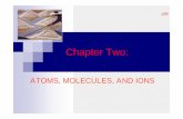Chapter Two - 國立臺北科技大學chpro/Chem/Chap2.pdf · Three Important Laws (continued) Law of multiple proportions When two elements form a series of compounds, the ratios