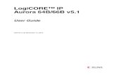 LogiCORE™ IP Aurora 64B/66B v5 - Xilinx · 2020. 9. 12. · LogiCORE IP Aurora 64B/66B v5.1 User Guide UG775 (v1.0) December 14, 2010 Xilinx is providing this product documentation,