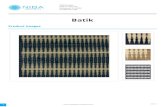 Batik - NIBA Designs, Inc. - Custom, Hand-knotted Rug Batik Product Images. DESIGNS . Title: Batik PDF