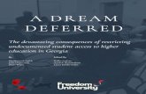 A DREAM DEFERRED - vtechworks.lib.vt.edu · 3 A Dream Deferred By, Mouhannad Atfeh Julia Duperrault1 Shari Wejsa Edited by, Hallie Ludsin Azadeh Shahshahani Laura Emiko Soltis, PhD